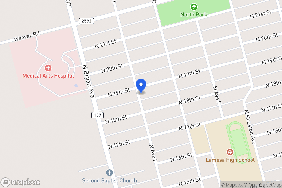 Map of 815 N 19th