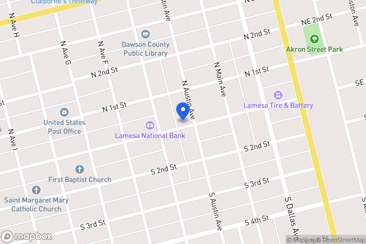 Map of 506 S 1st