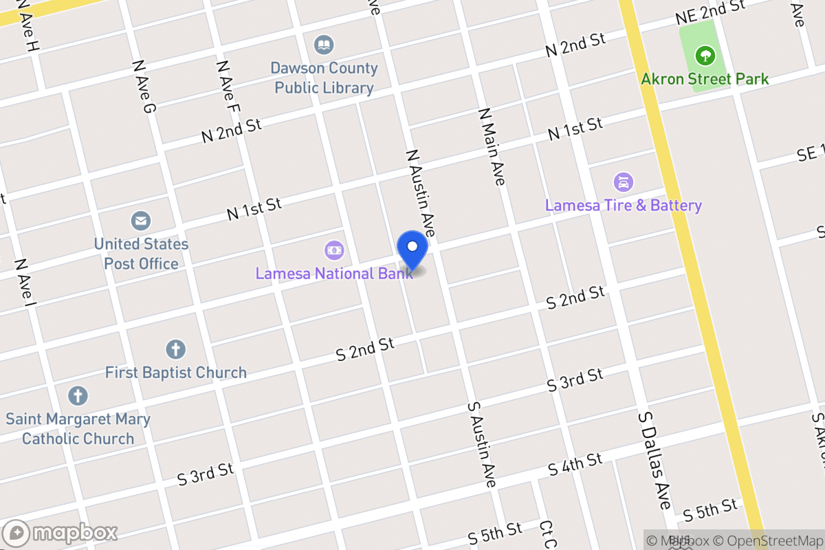 Map of 505 S 1st