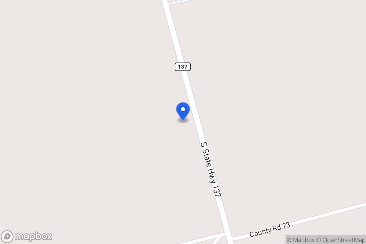 Map of S Of Lamesa On Hwy 137