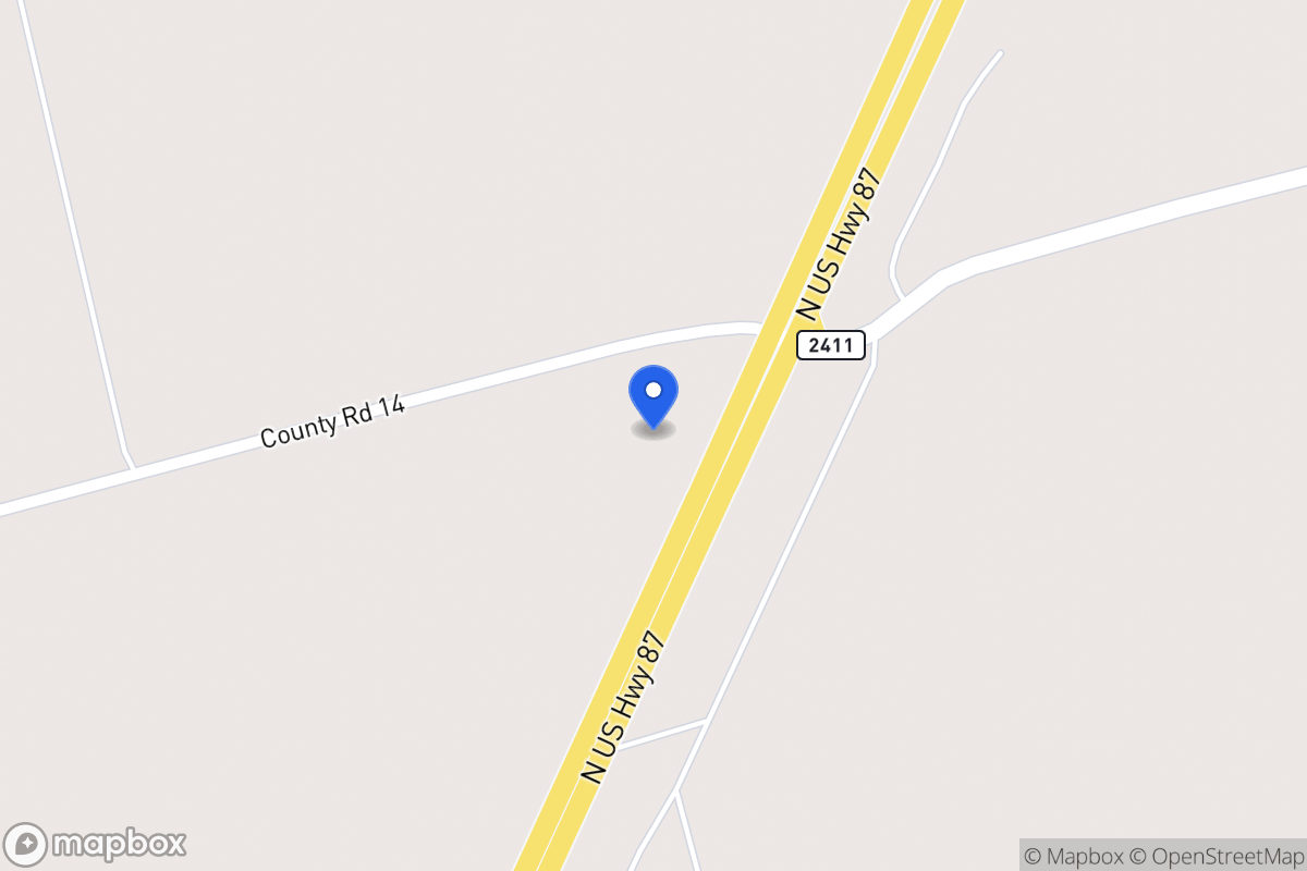Map of Hwy 87 - Arvana