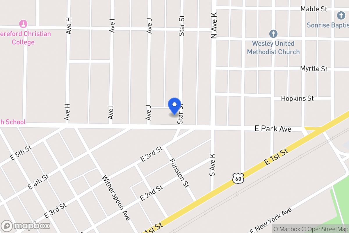 Map of 1109 E Park Ave, , Tx