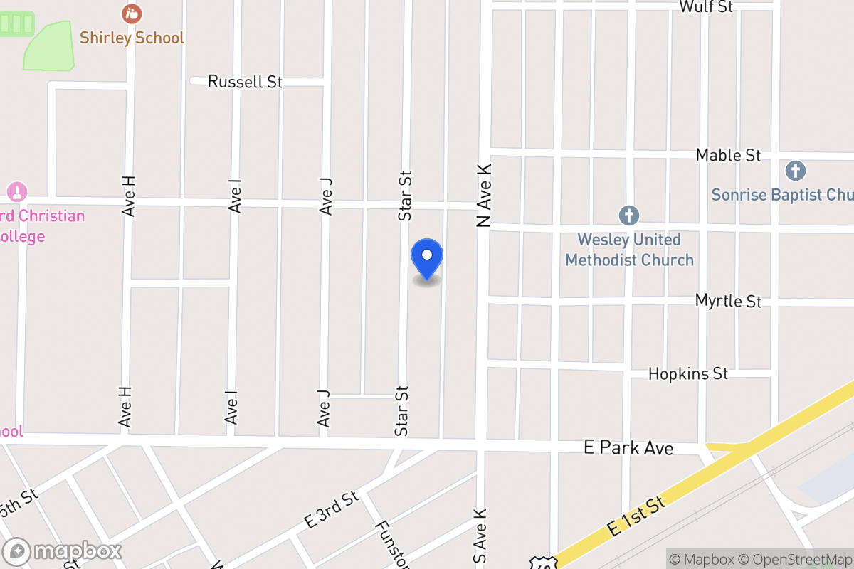 Map of 124  Star , , Tx