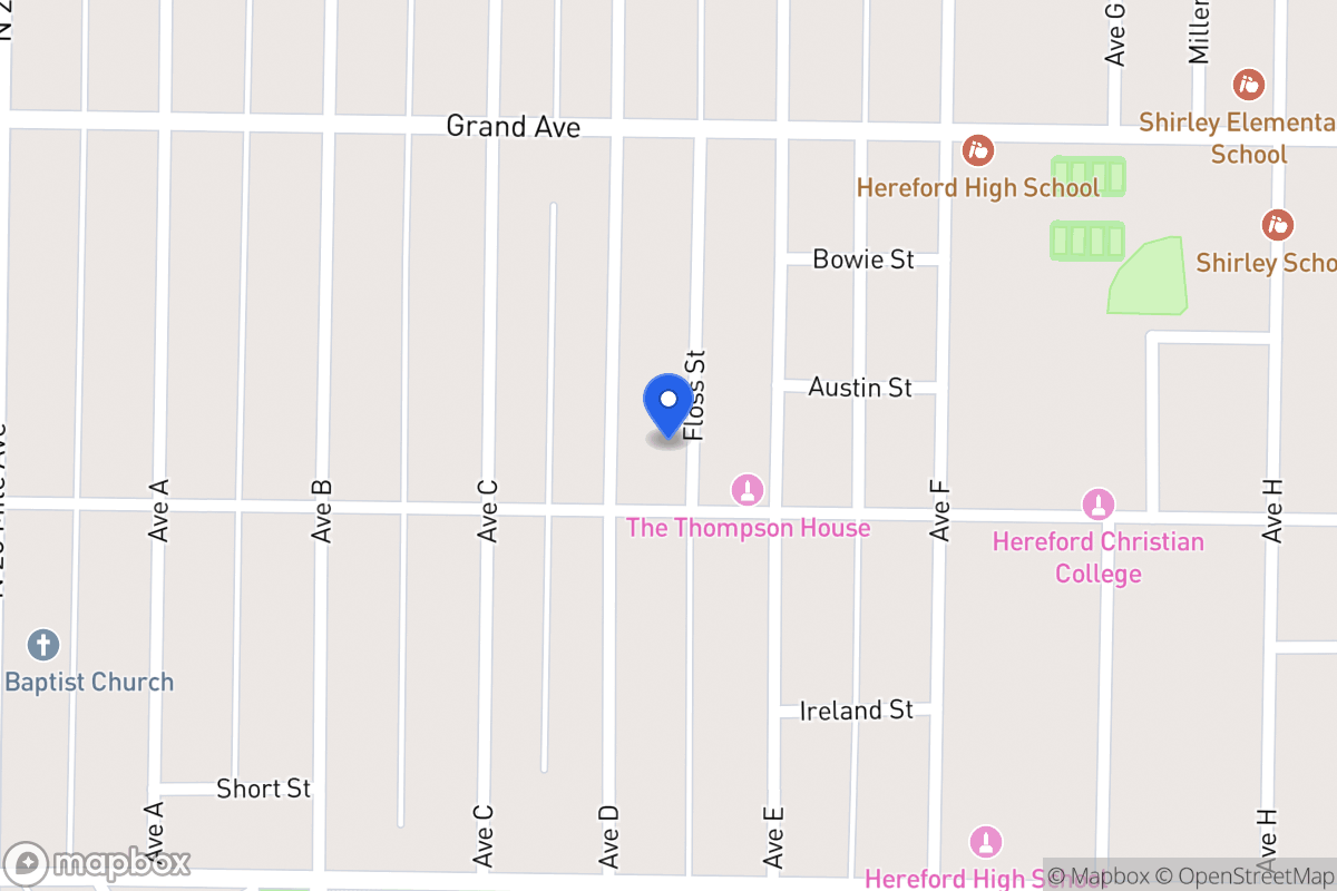 Map of 207  Floss , , Tx