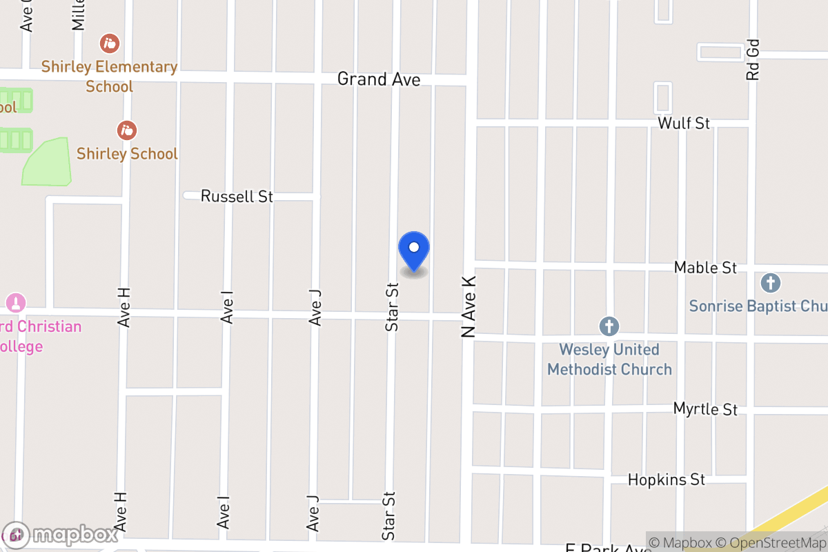 Map of 204  Star , , Tx
