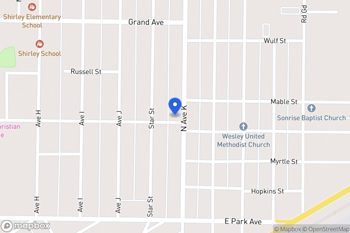 Map of 201 N Ave.K , , Tx