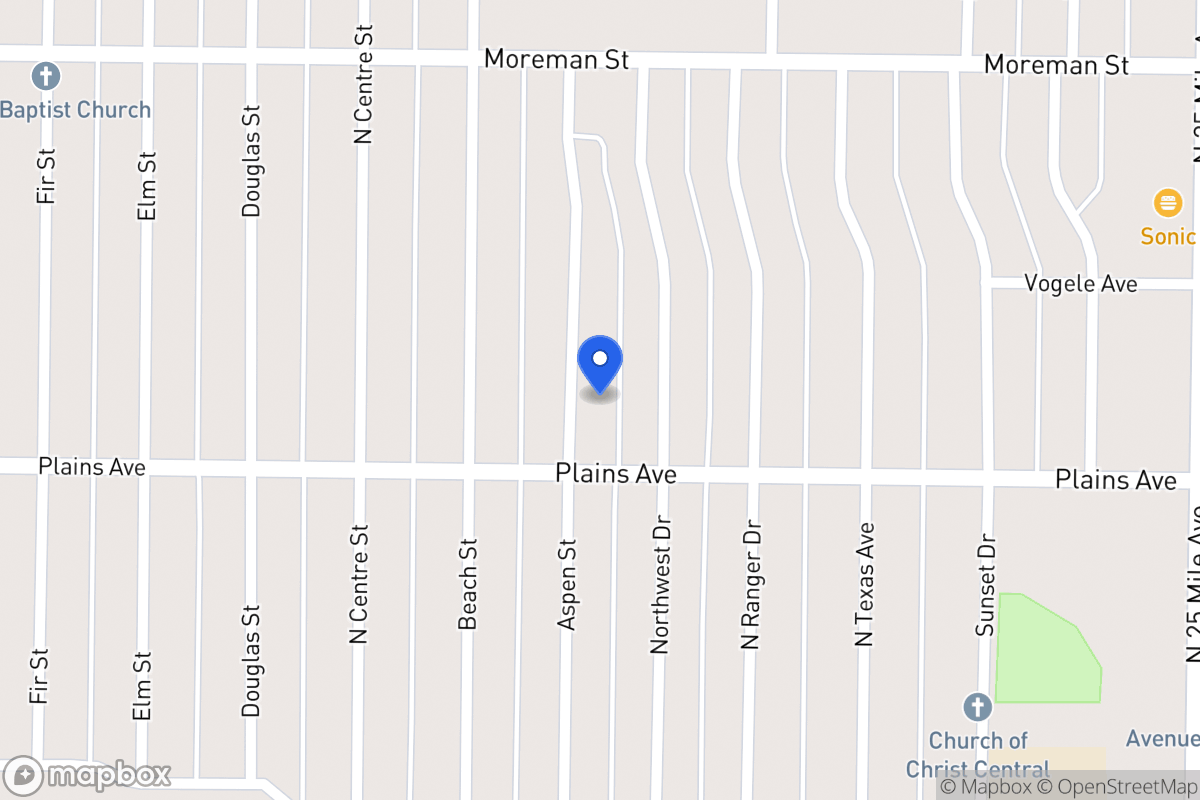 Map of 208  Aspen , , Tx