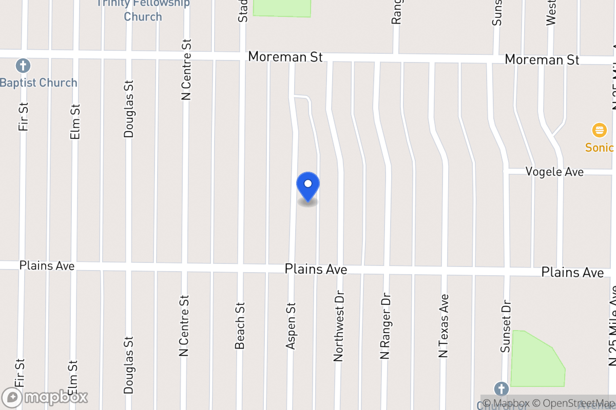 Map of 214  Aspen , , Tx
