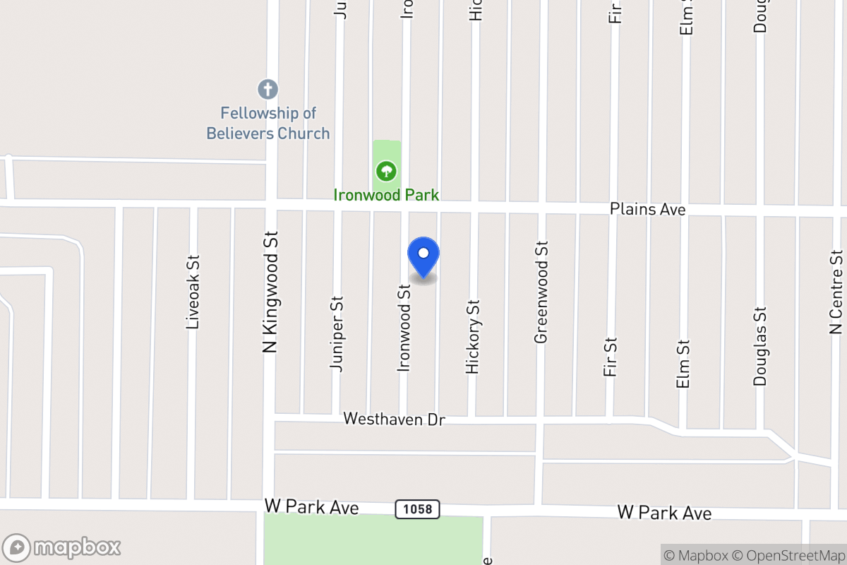 Map of 134  Ironwood , , Tx