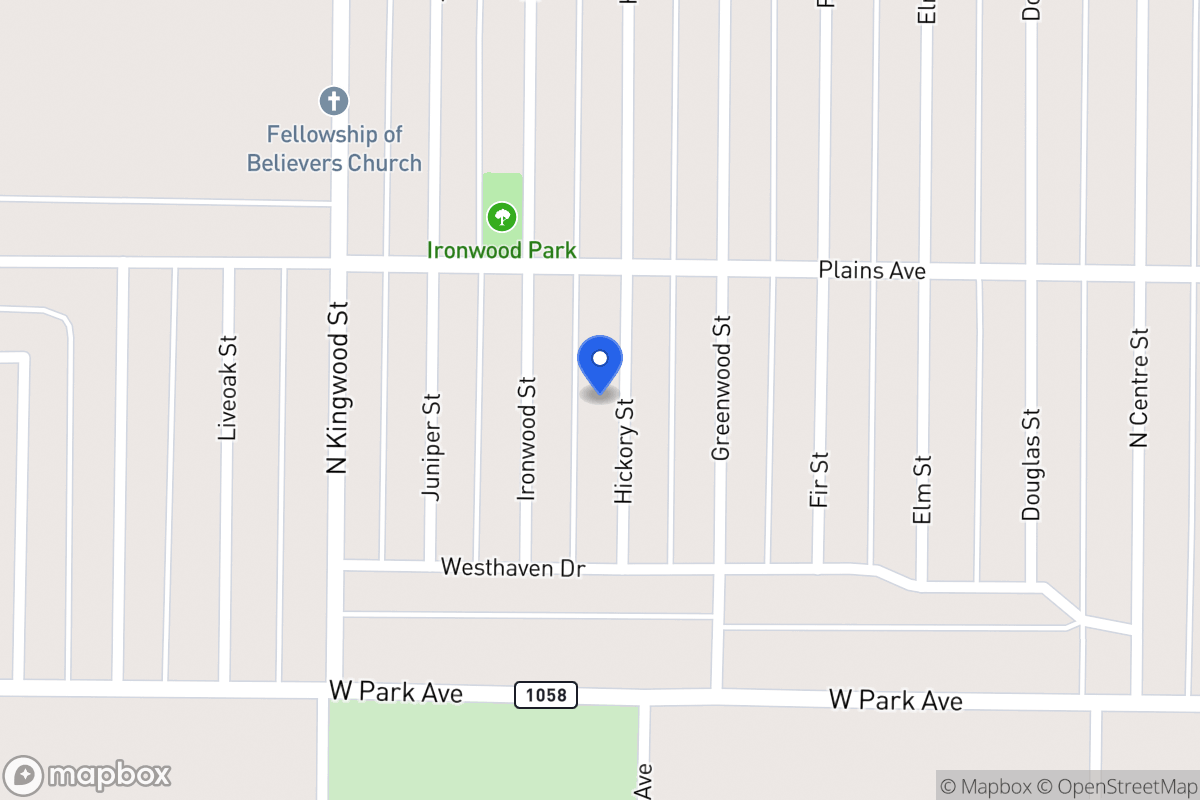Map of 135  Hickory , , Tx