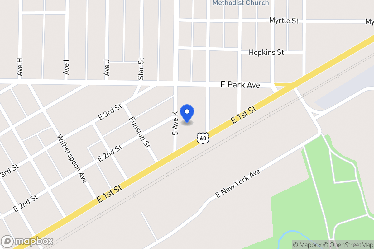 Map of 1101 E 1st , , Tx