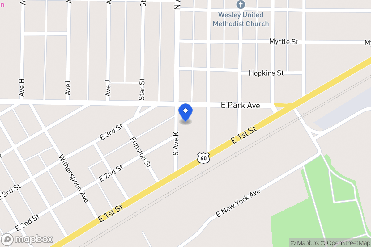 Map of 118 S Ave.K , , Tx