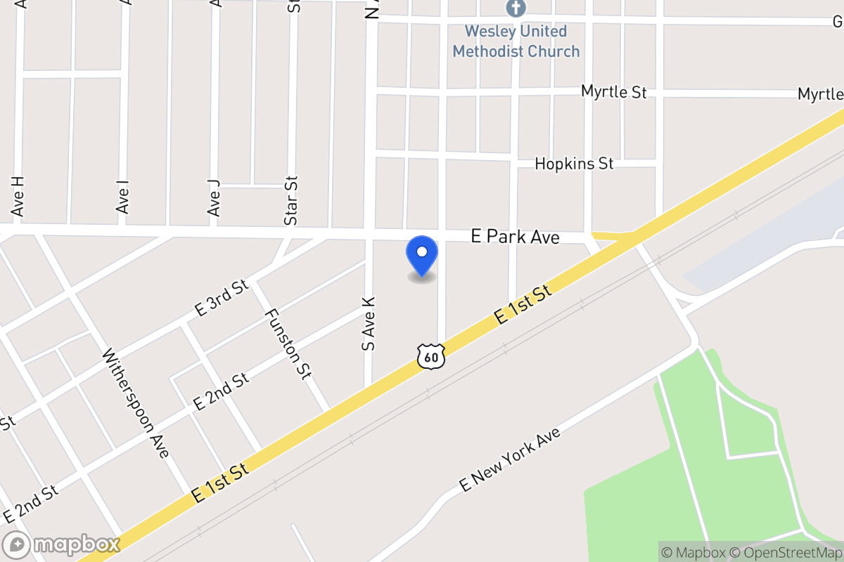Map of 102 S Blevins , , Tx