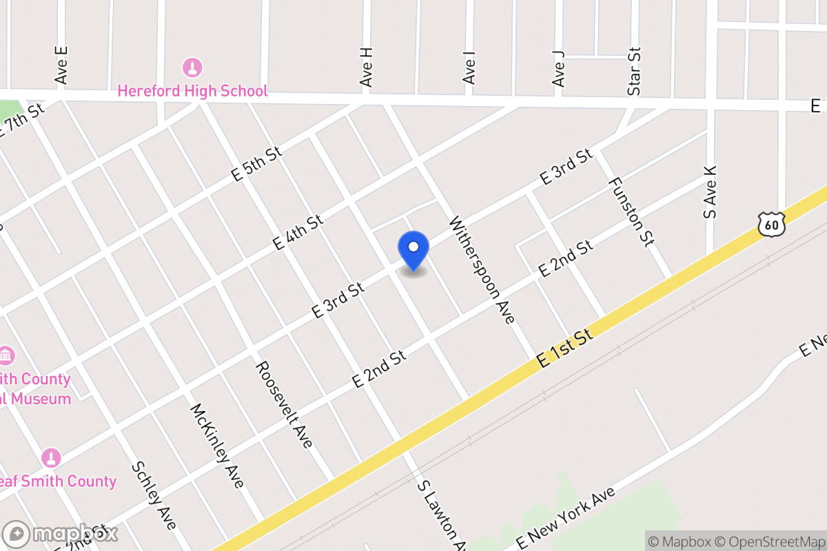 Map of 700 E 3rd , , Tx