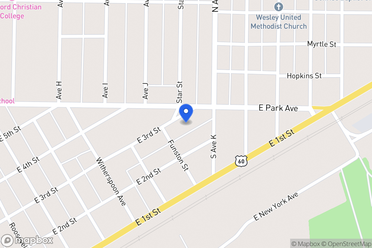 Map of 1006 E 3rd , , Tx