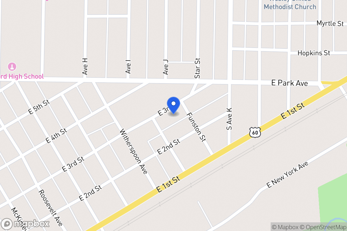 Map of 906 E 3rd , , Tx