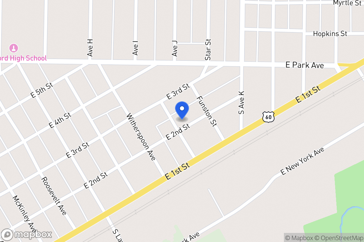 Map of 200  Gough , , Tx