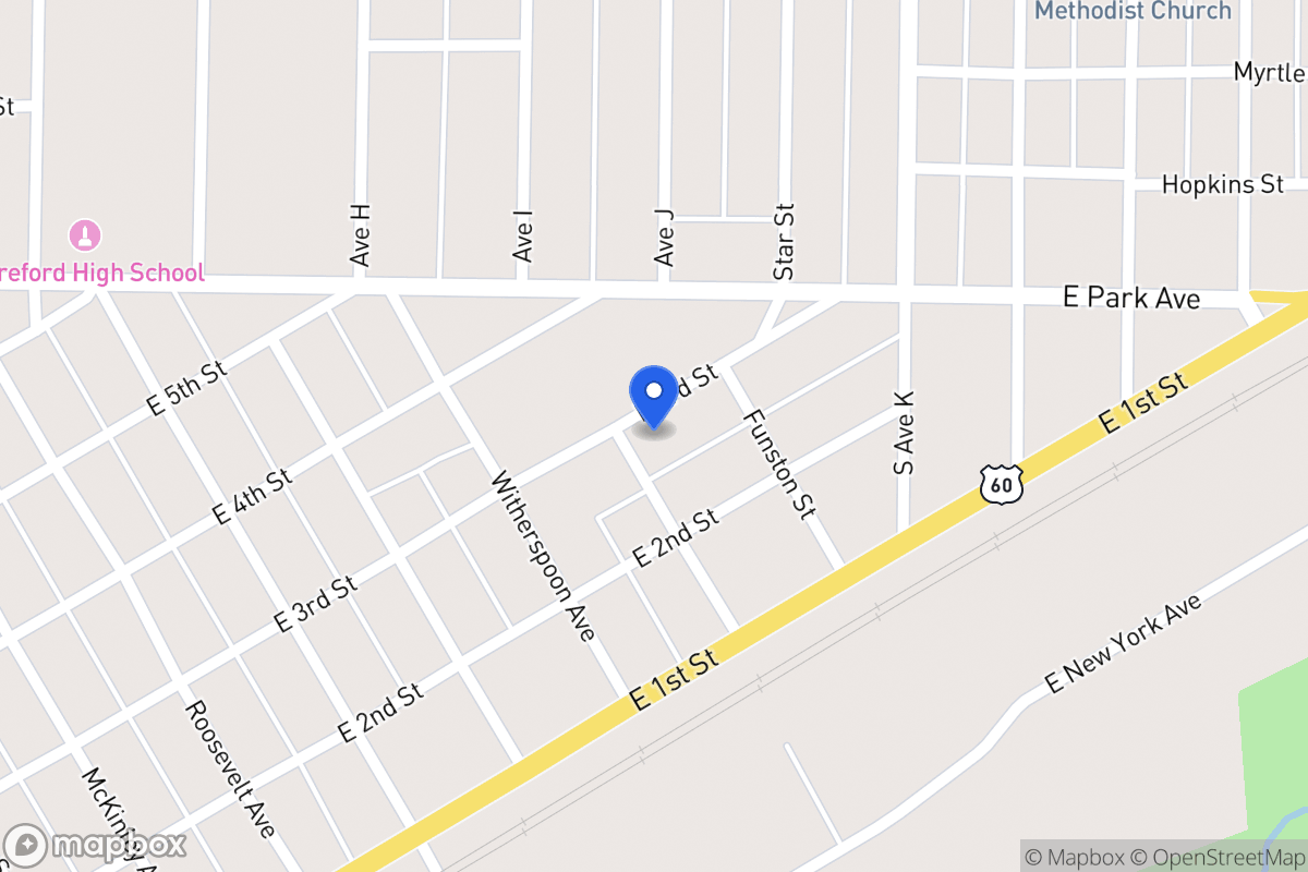 Map of 900 E 3rd Street, , Tx