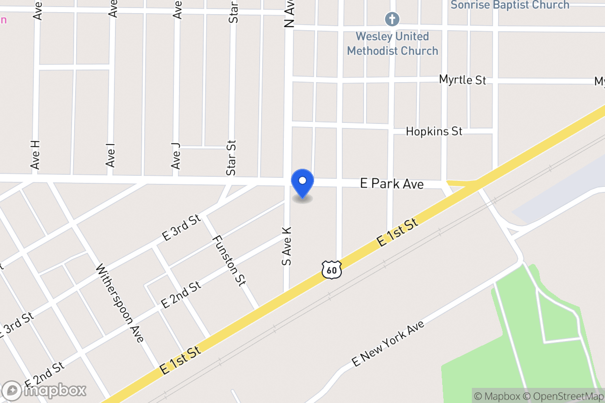 Map of 120 S Ave.K , , Tx