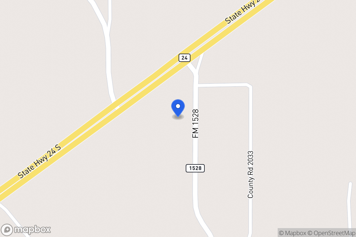 Map of 6013 Fm 1528 , Klondike, Tx 75448, Klondike
