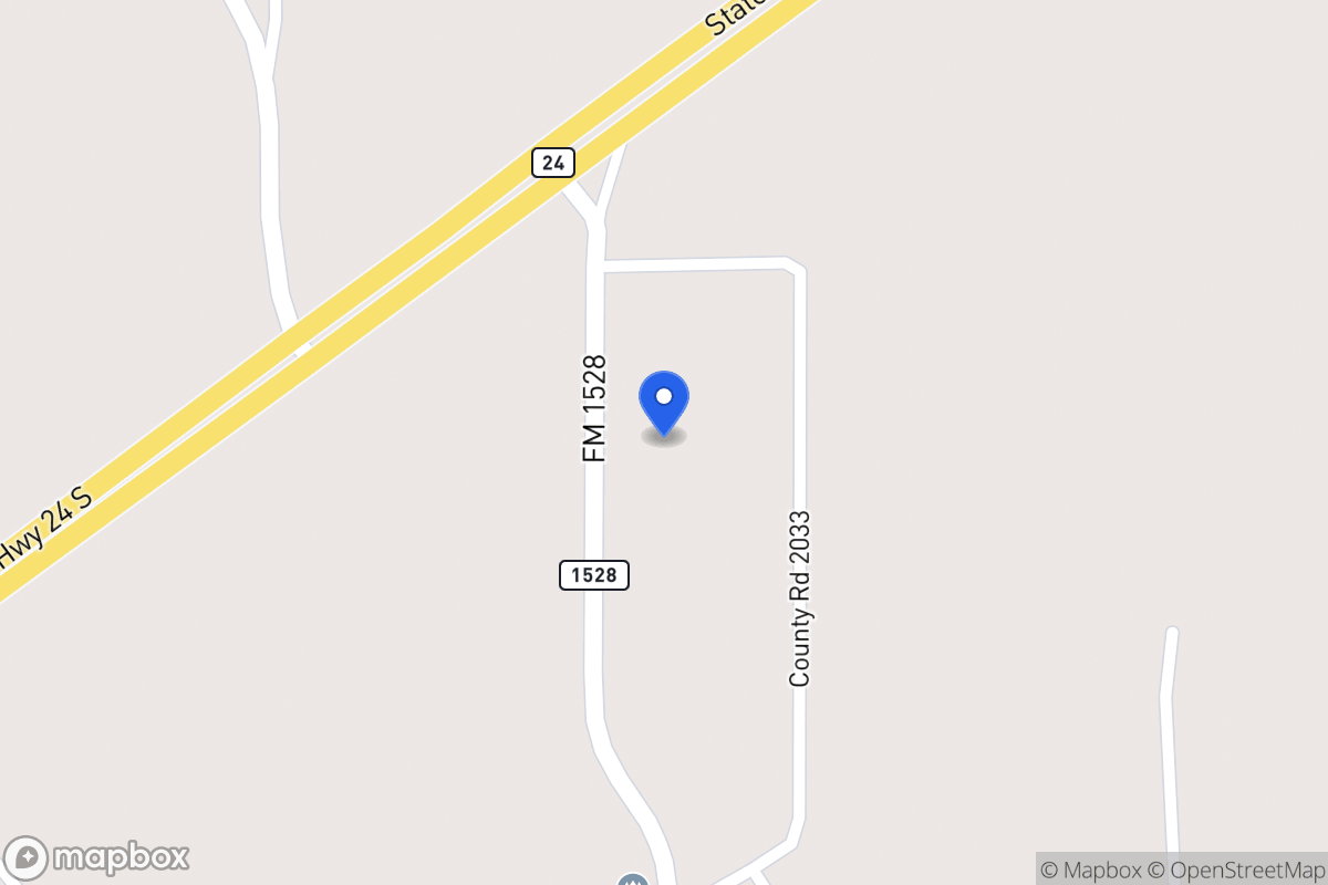 Map of Fm 1528 Es, Klondike, Tx 75448, Klondike