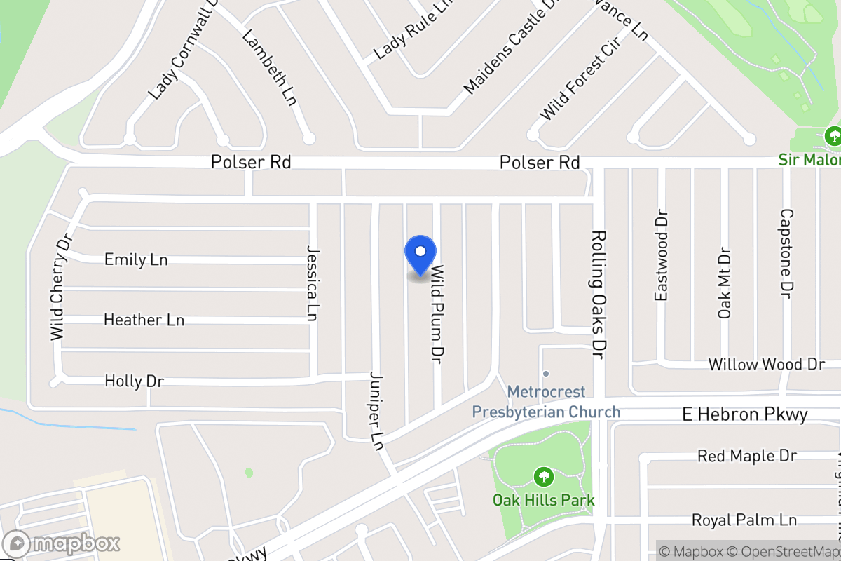 Map of 4219  Wild Plum Dr, Carrollton, Tx 75010-1065, Carrollton