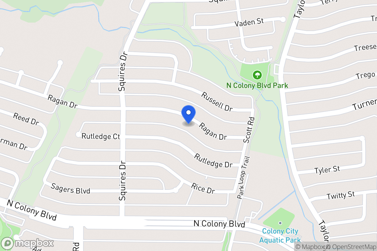 Map of 5541  Ragan Dr, The Colony, Tx 75056-1308, The Colony