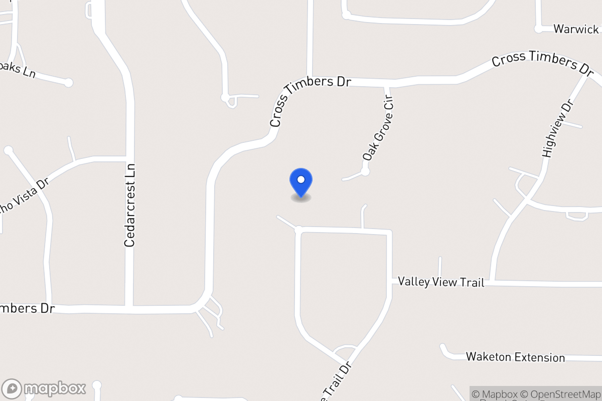 Map of 270  Lake Trail Ct, Double Oak, Tx 75077-8489, Double Oak