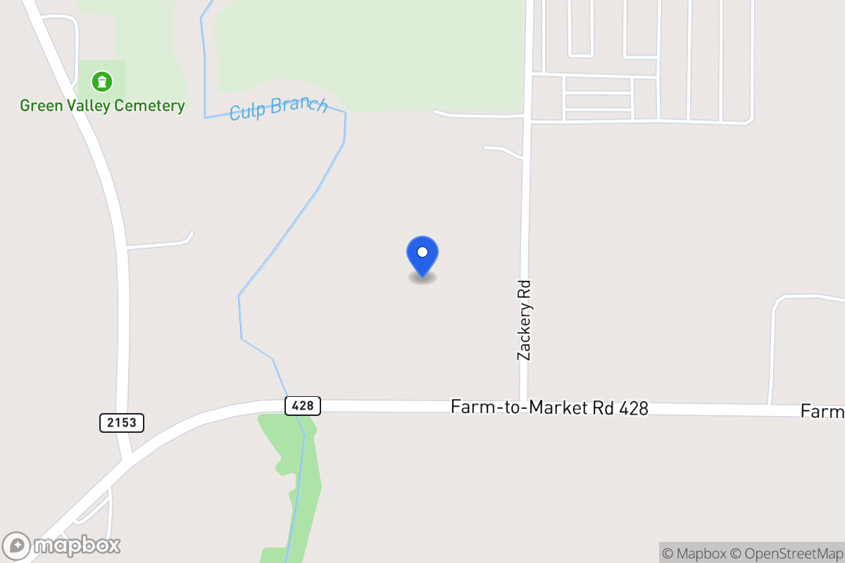 Map of Zackery Rd, Aubrey, Tx 76227, Aubrey