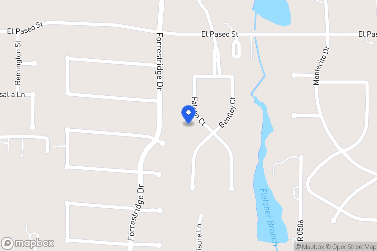 Map of 3516  Falcon Ct, Denton, Tx 76210-5574, Denton