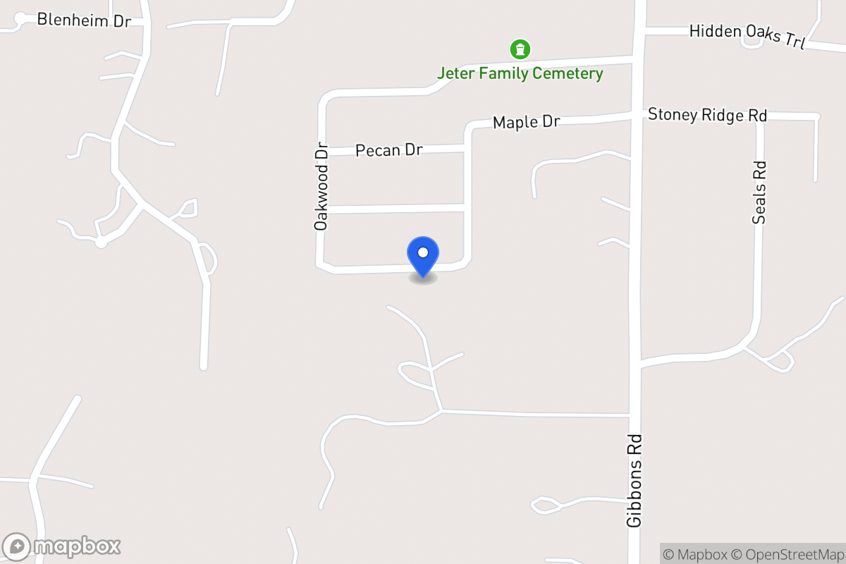 Map of 1205  Chestnut Dr, Bartonville, Tx 76226-6905, Bartonville