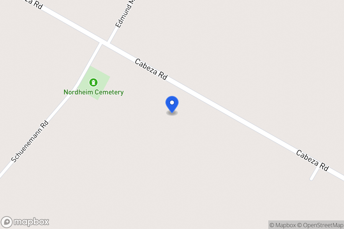 Map of Cabeza Rd, Nordheim, Tx 78141, Nordheim