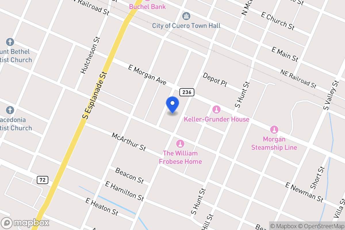 Map of 312 Stockdale, Cuero, Tx 77954, Cuero