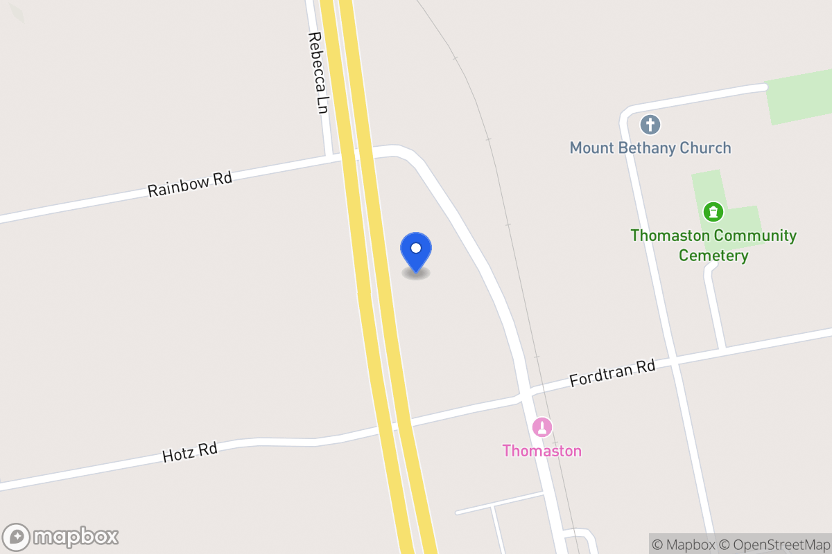 Map of Us Hwy 87 South, Thomaston, Tx 77989, Thomaston