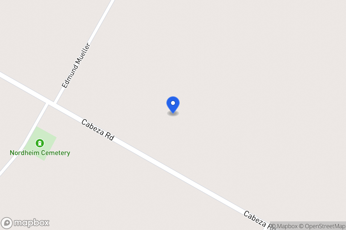 Map of 1980 Cabeza Rd, Nordheim, Tx 78141, Nordheim
