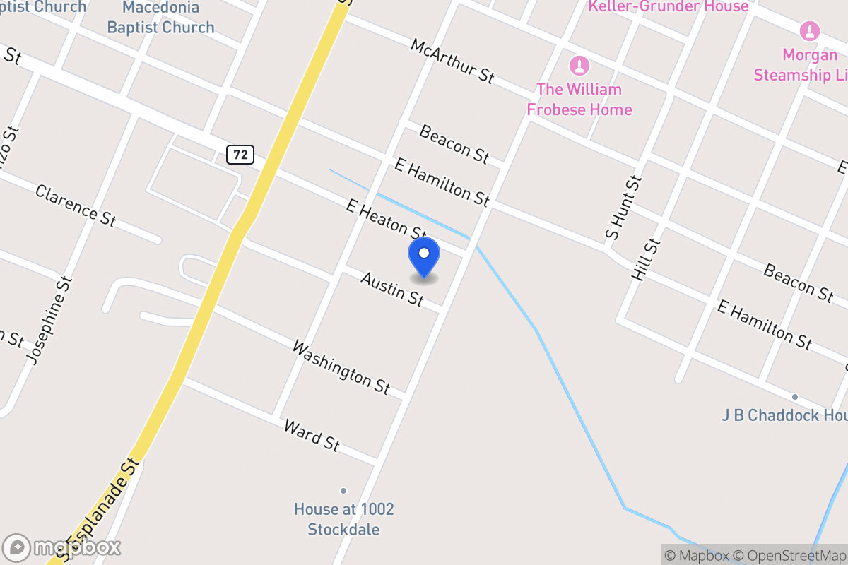 Map of 210 Austin , Cuero, Tx 77954, Cuero