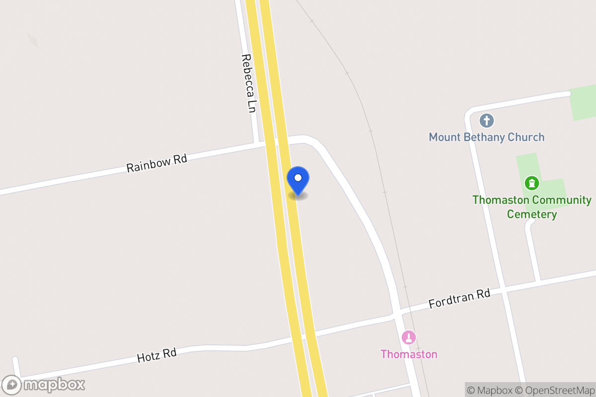 Map of Us Hwy 87 South, Thomaston, Tx 77989, Thomaston
