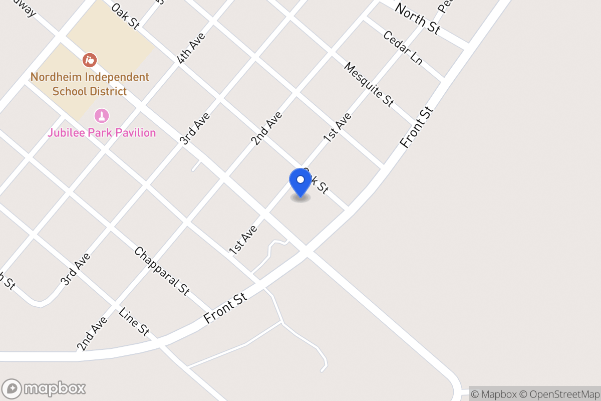 Map of 117 Broadway, Nordheim, Tx 78141, Nordheim