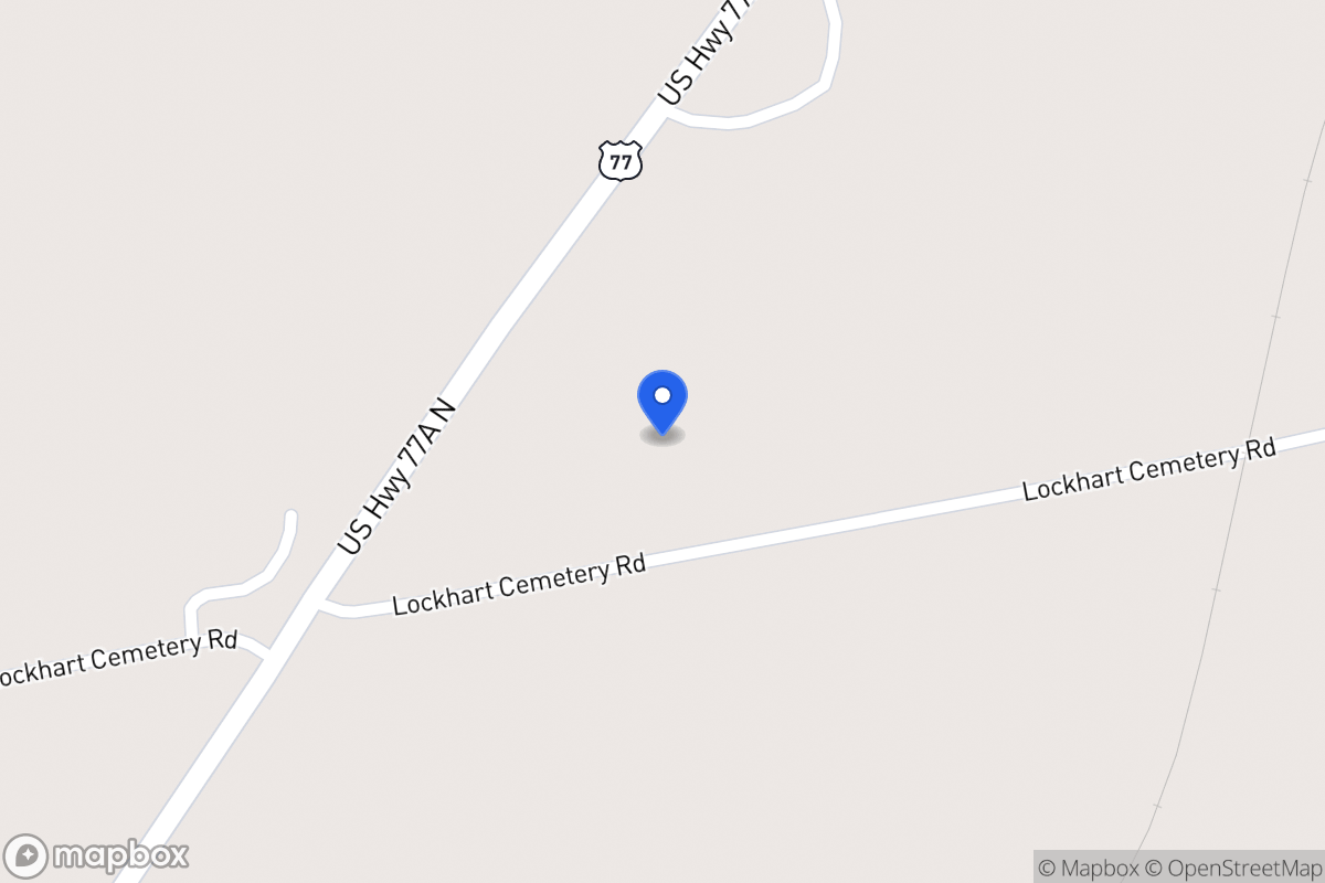Map of 1164 Lockhart Cemetery, Cuero, Tx 77954, Cuero