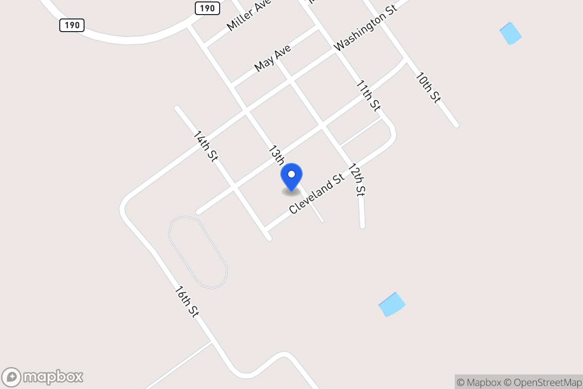 Map of 1321 W Cleveland St , Asherton, Tx, Asherton