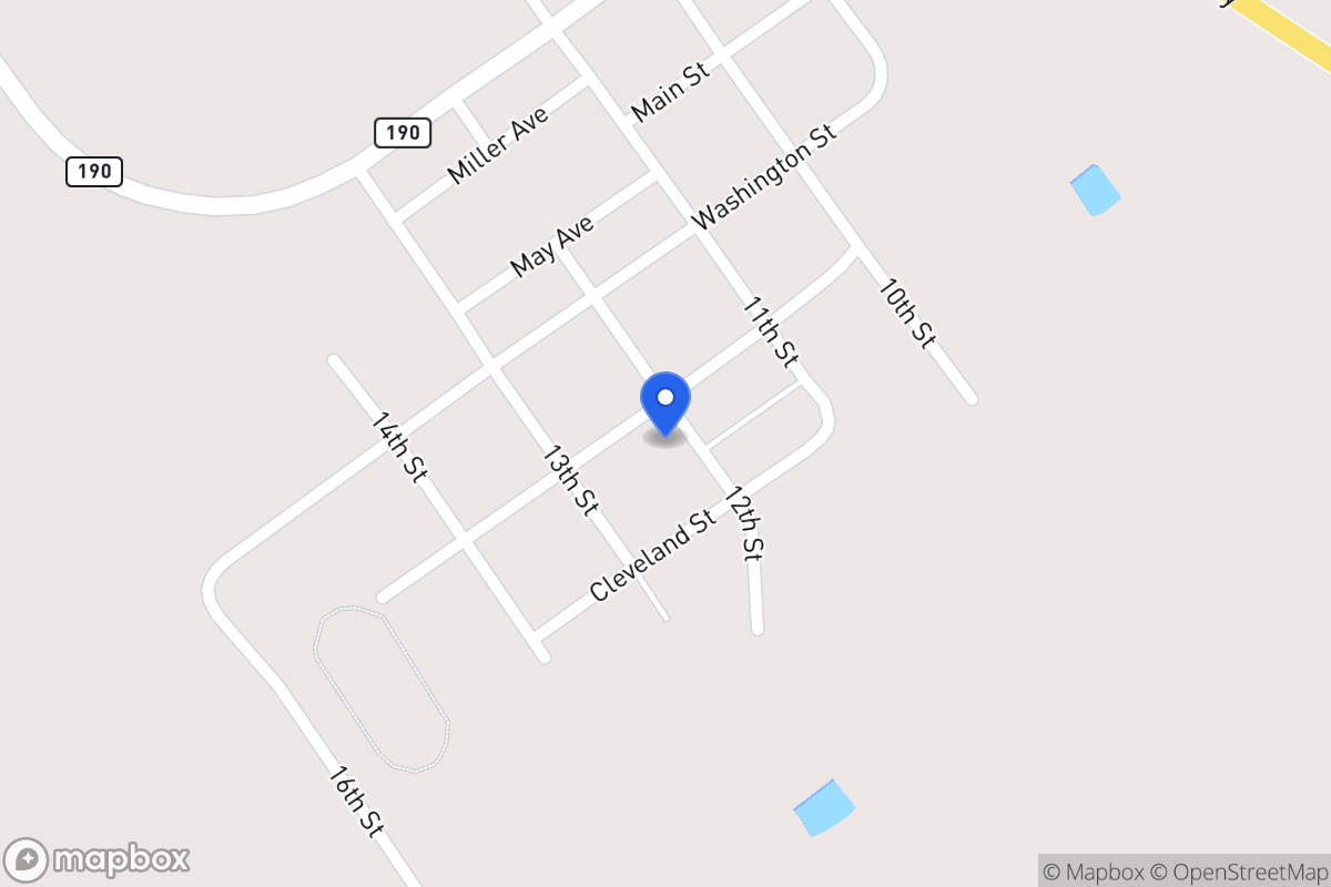 Map of 1207  Jackson St , Asherton, Tx, Asherton