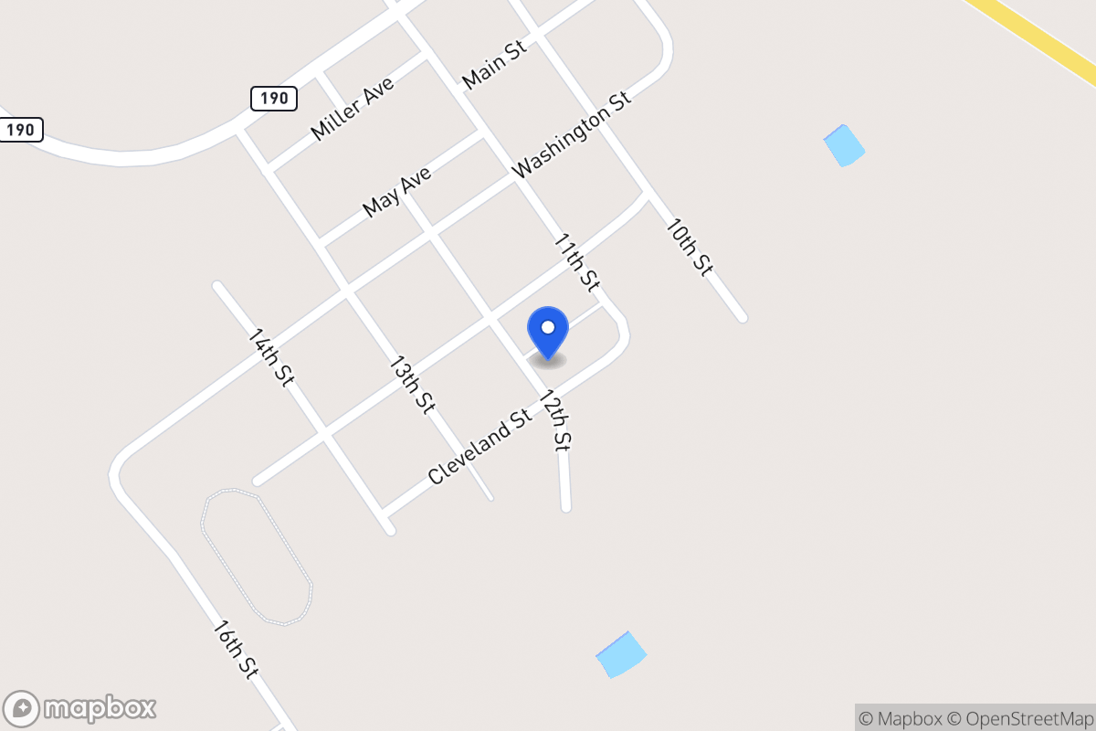 Map of Cleveland , Asherton, Tx, Asherton