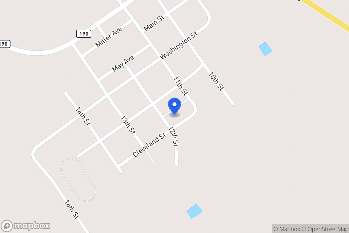 Map of 1182  12th Street , Asherton, Tx, Asherton