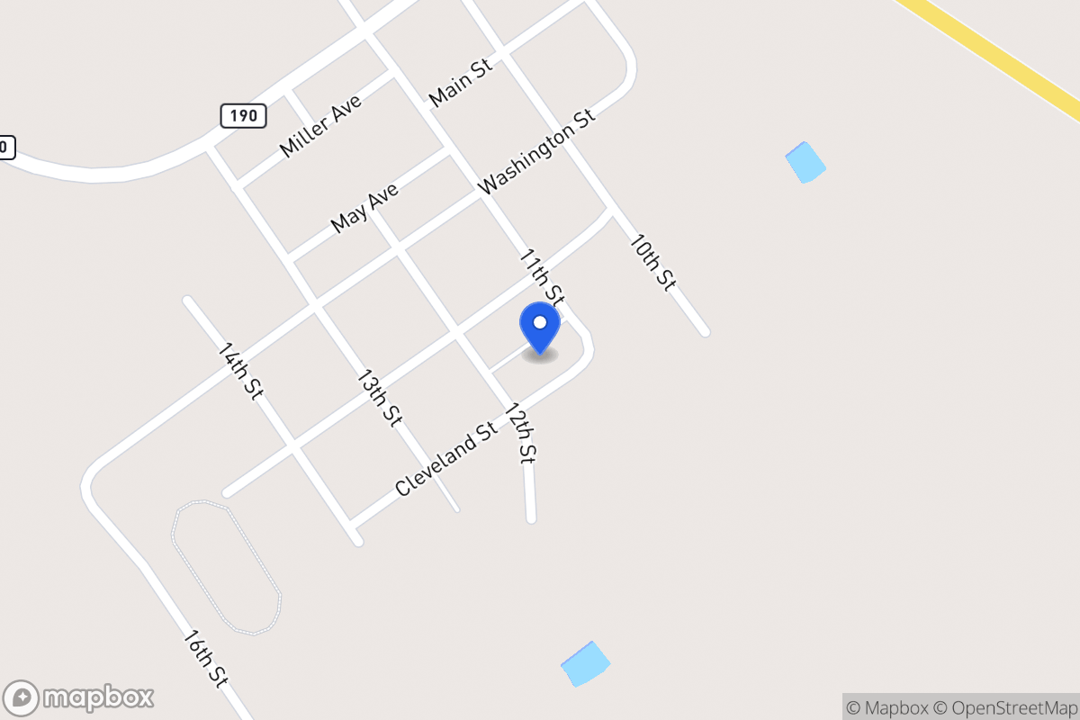 Map of 1147  Cleveland St , Asherton, Tx, Asherton