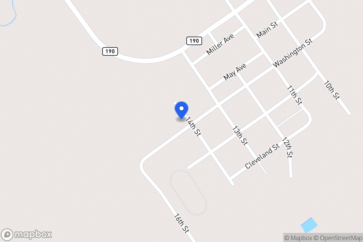 Map of 1421 W Washington St , Asherton, Tx, Asherton