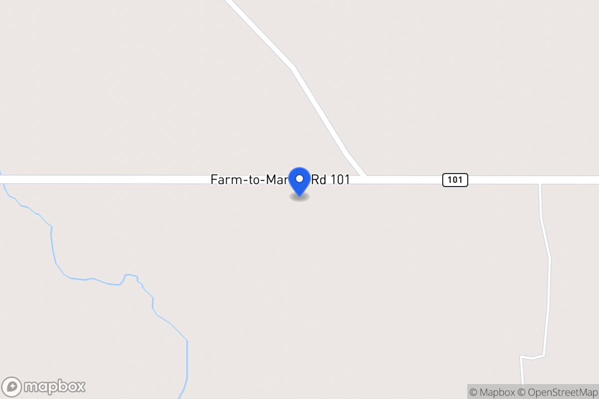 Map of 1317  Hwy 101 , Eastland,, Eastland
