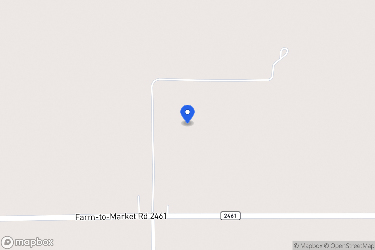 Map of 2549  Hwy 2461 , Eastland, Tx 76448, Eastland