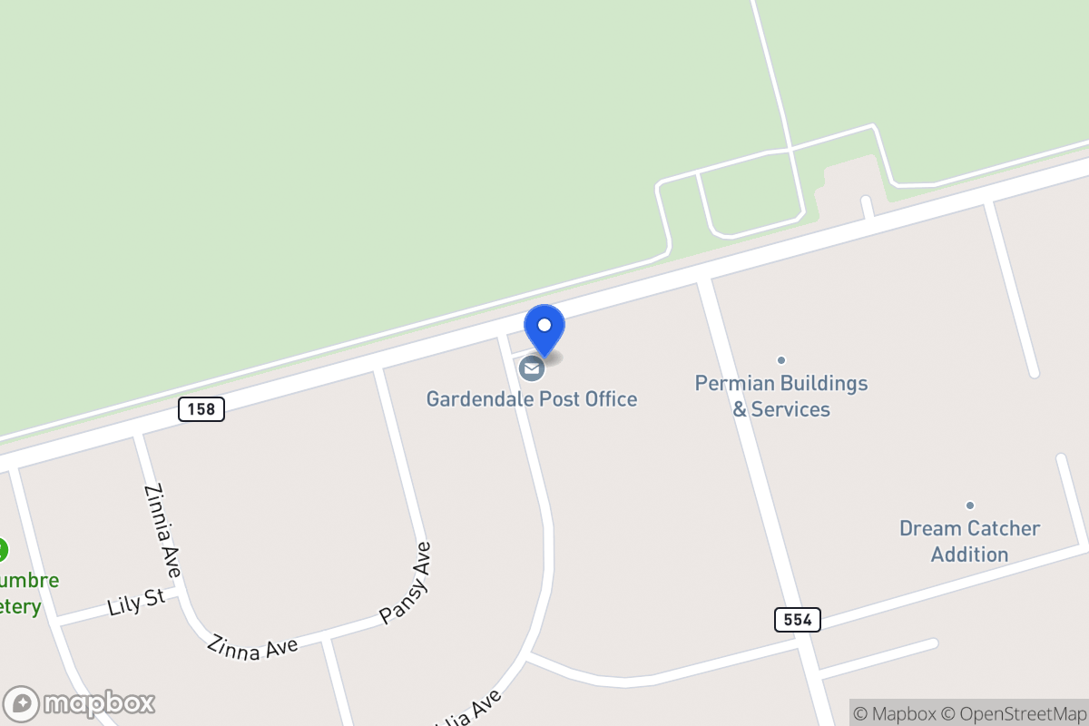 Map of 12203 S Jasper Ave, Ector County, Tx