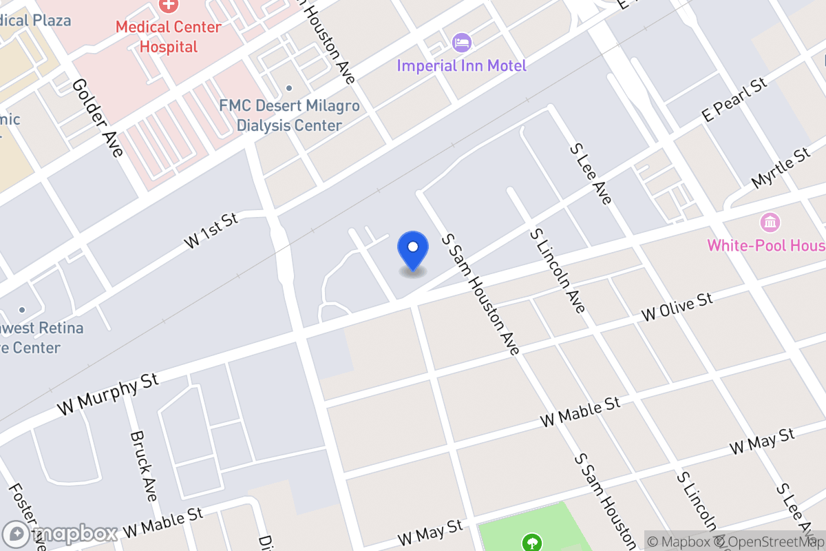 Map of 414 W Pearl St, Ector County, Tx