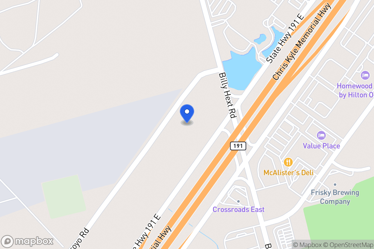 Map of 0   Colorado Ave, Ector County, Tx